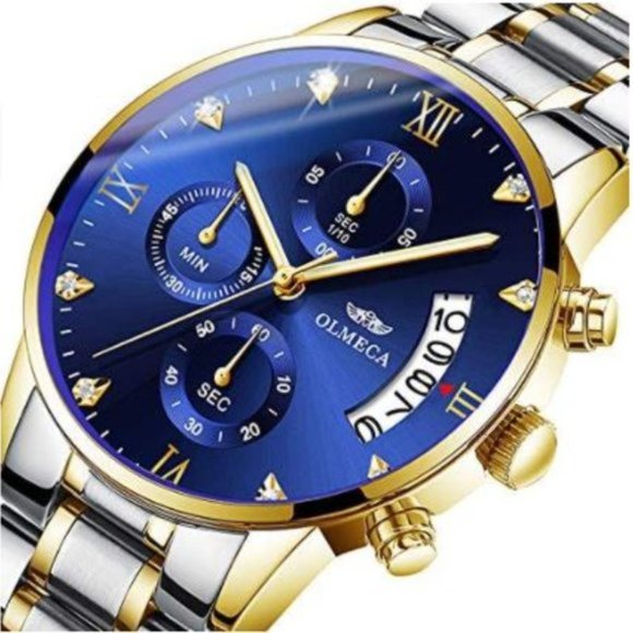 Men's Sporty Casual Chronograph Wrist Watch - Picture 2 of 7